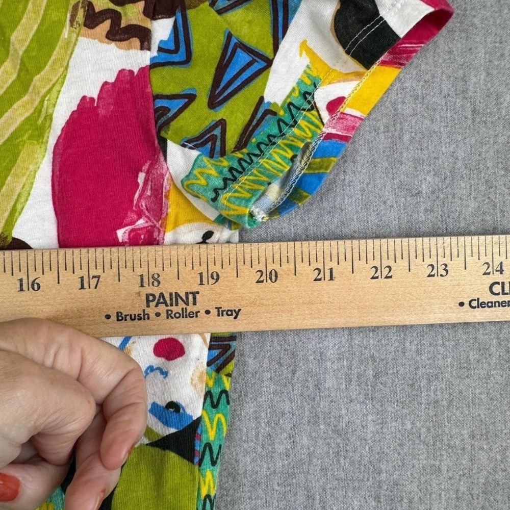 Zara short sleeve fun print cropped top M - Picture 6 of 8